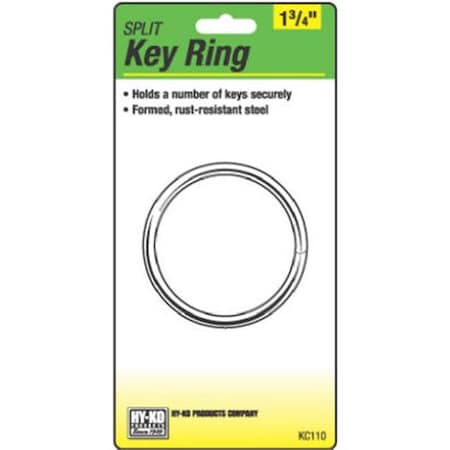 Hy-Ko Hy-Ko Products KC110 1.75 in. Split Key Ring; Pack Of 5 847624